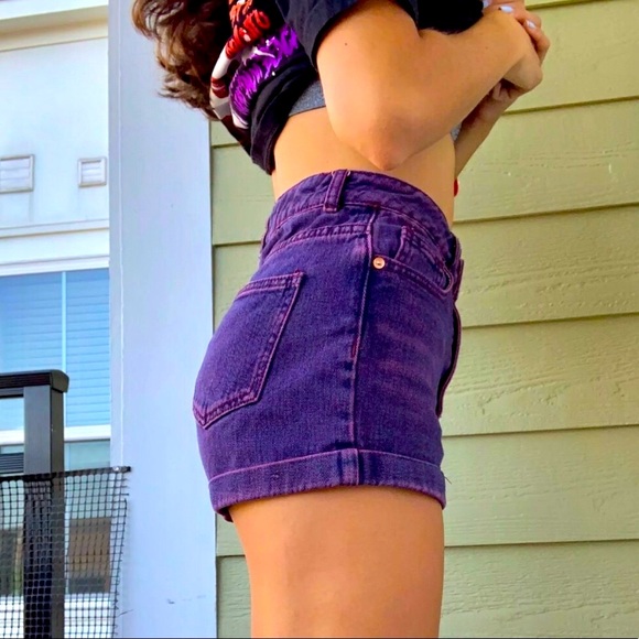 BullHead Mom Shorts Pink Dyed - Picture 2 of 13